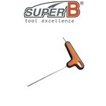 Super B SuperB T/L Handle Hex Wrench - 2.5mm - Made of S2 Steel - Bike Tool