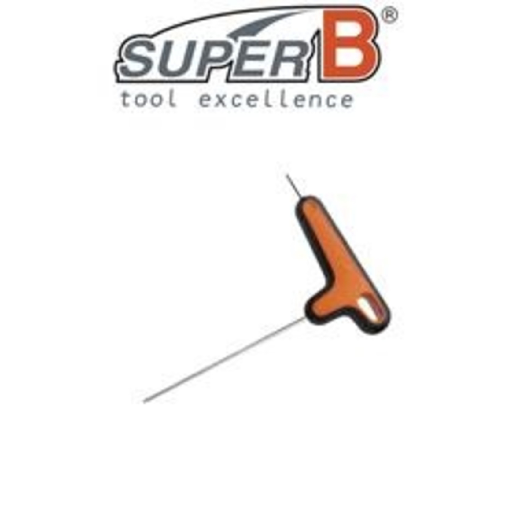 Super B SuperB T/L Handle Hex Wrench - 2mm - Made of S2 Steel - Bike Tool