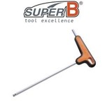 Super B SuperB T/L Handle Hex Wrench - 6mm Ball End - Made Of S2 Steel - Bike Tool