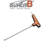 Super B SuperB T/L Handle Hex Wrench - 8mm Ball End - Made Of S2 Steel - Bike Tool