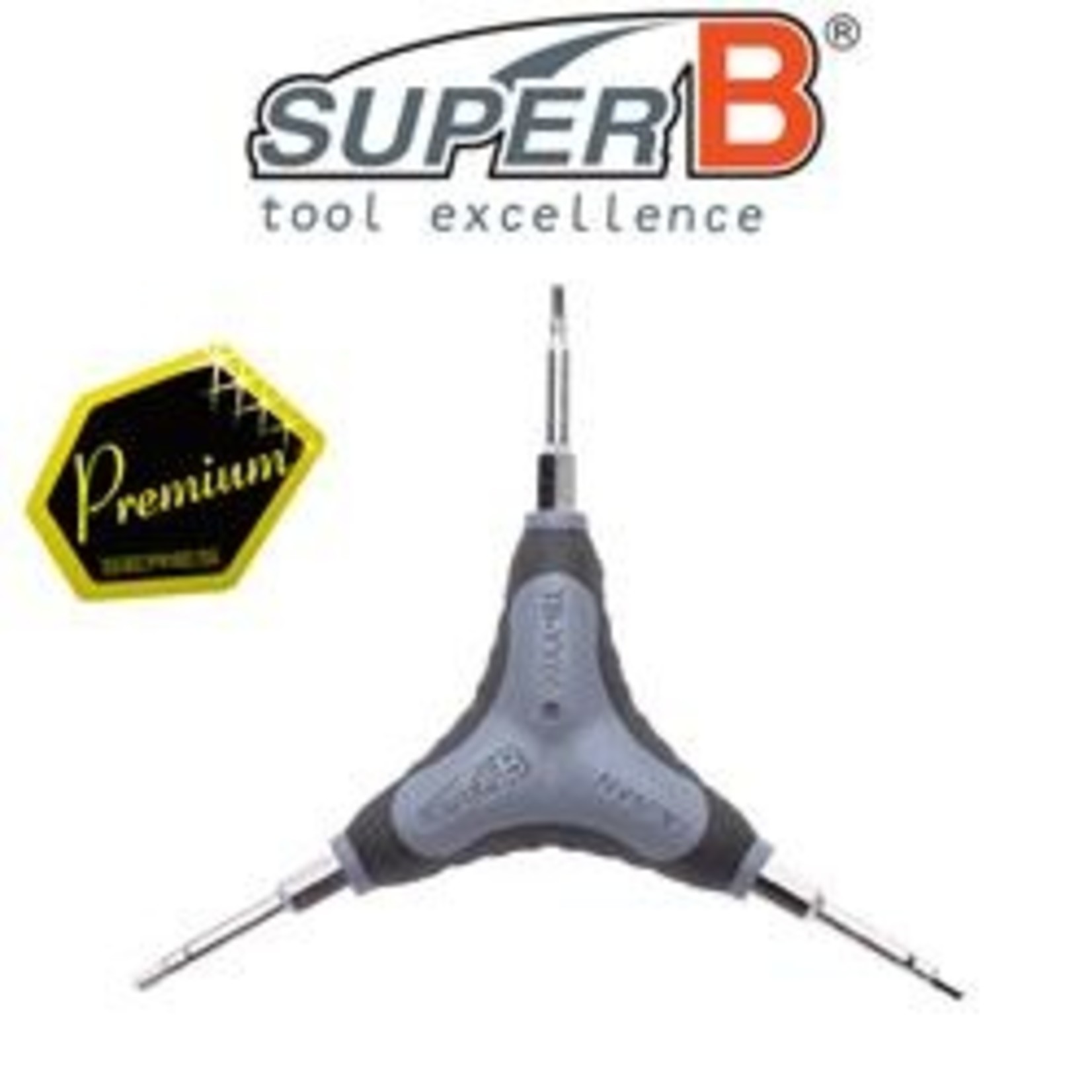 Super B SuperB Y Wrench - 2/2.5/3mm Hex Key Heat-Treated Steel For Superior - Bike Tool