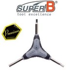 Super B SuperB Y Wrench - 4/5/6 mm Hex Key - Heat-Treated Steel For Superior - Bike Tool