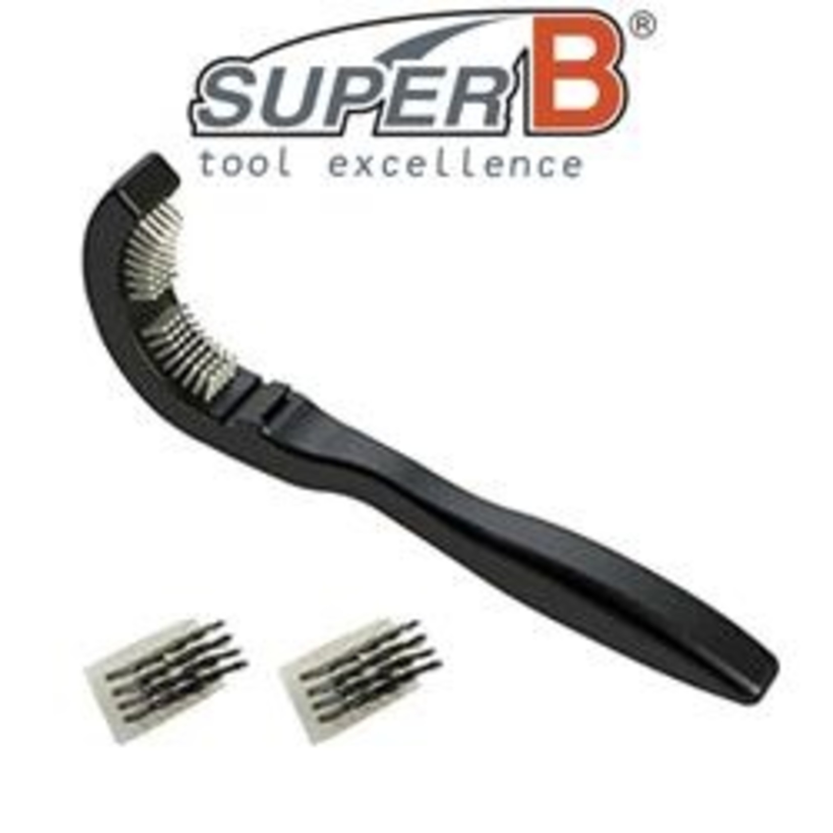 Super B SuperB 2 In 1 Brush Multi-Purpose Different Parts of Bicycle Cleaning-Bike Tool