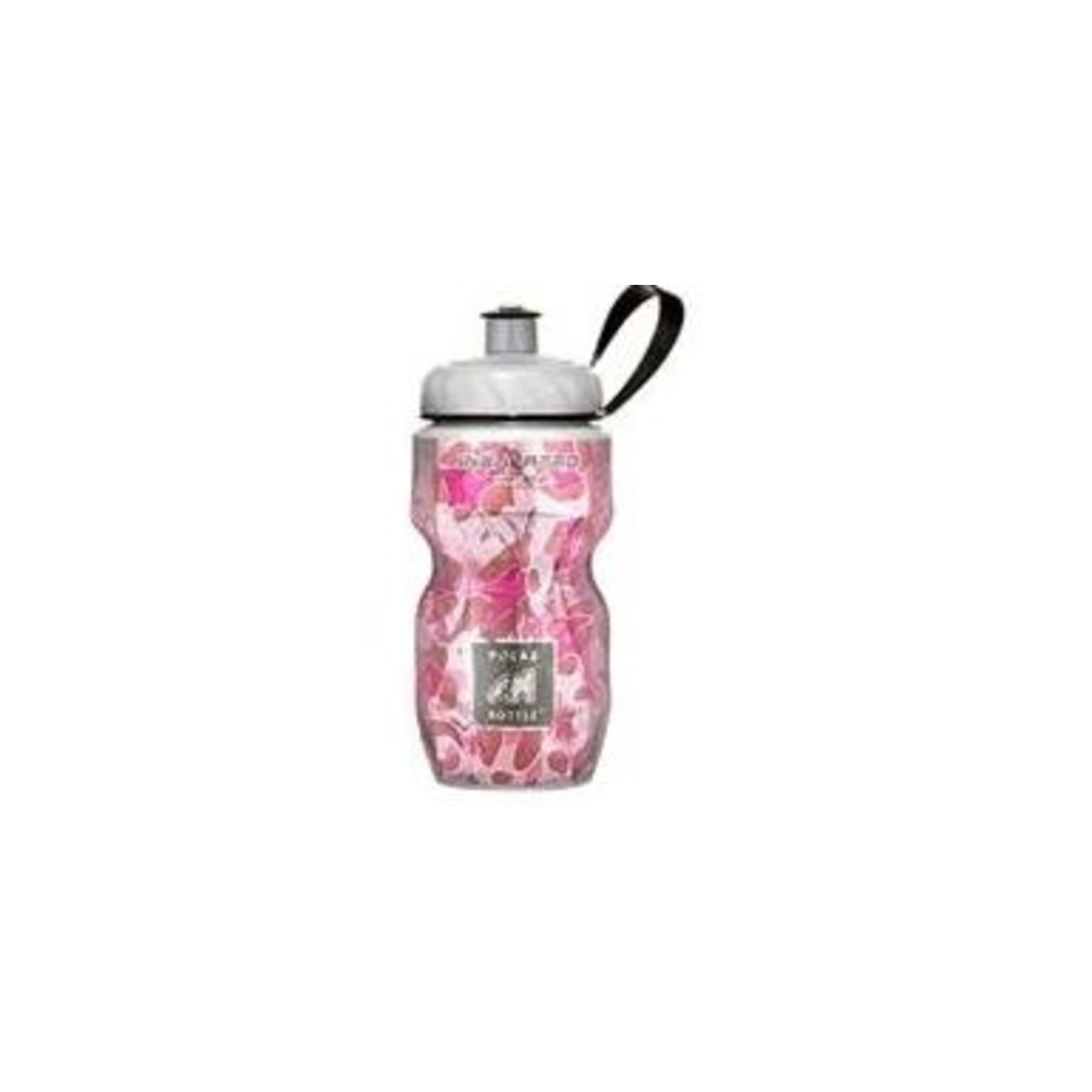 Polar Polar - Insulated Water Bottle - 350ml/12 OZ - Standard Valve - Pink Leopard