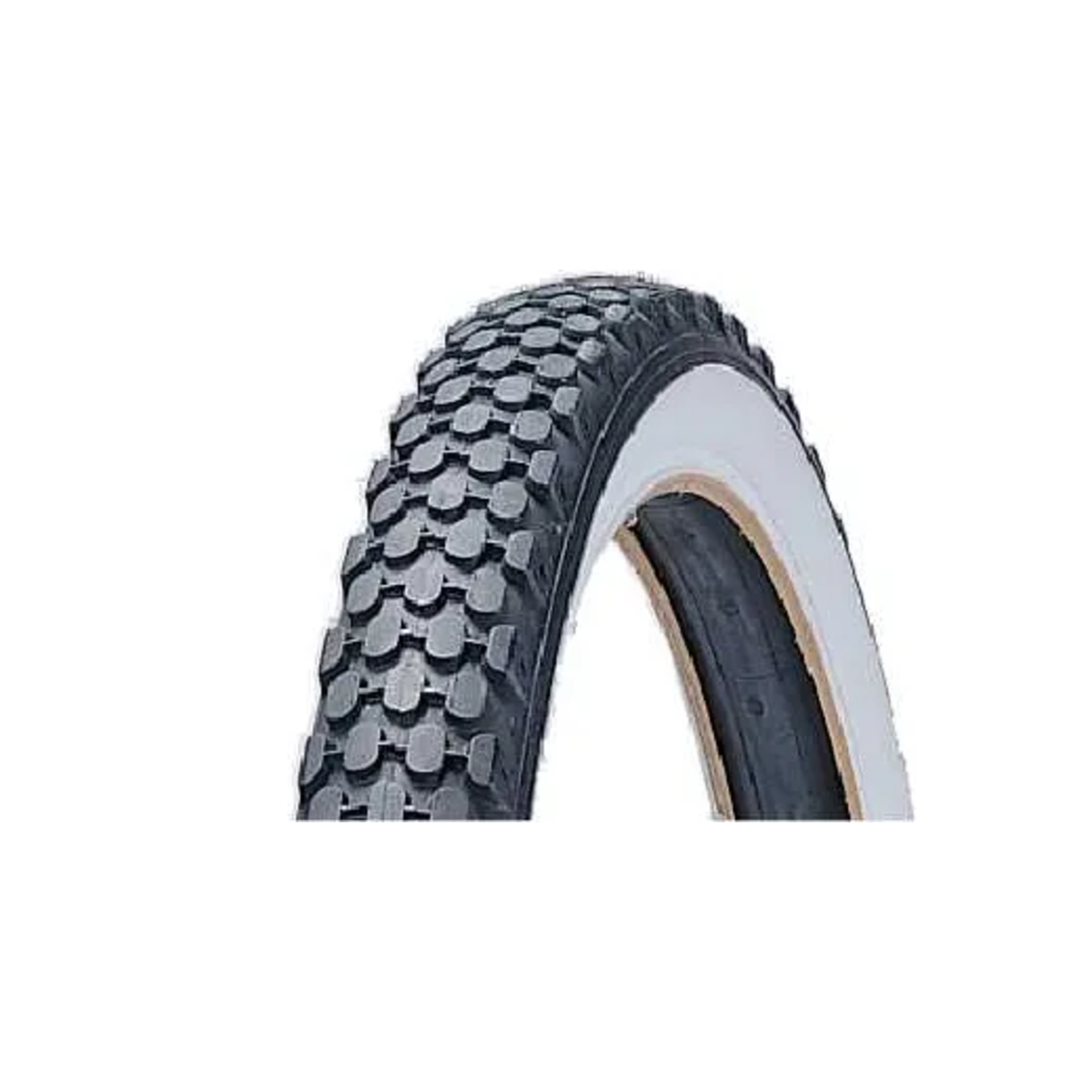 Duro Duro Bicycle Tyre - 24 X 2.125 - Black With White/Wall, Cruiser - Pair