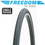 Freedom 2 X Freedom Bike Tyre - Road Tourer - 27" X 1-1/4" - Single Compound (Pair)