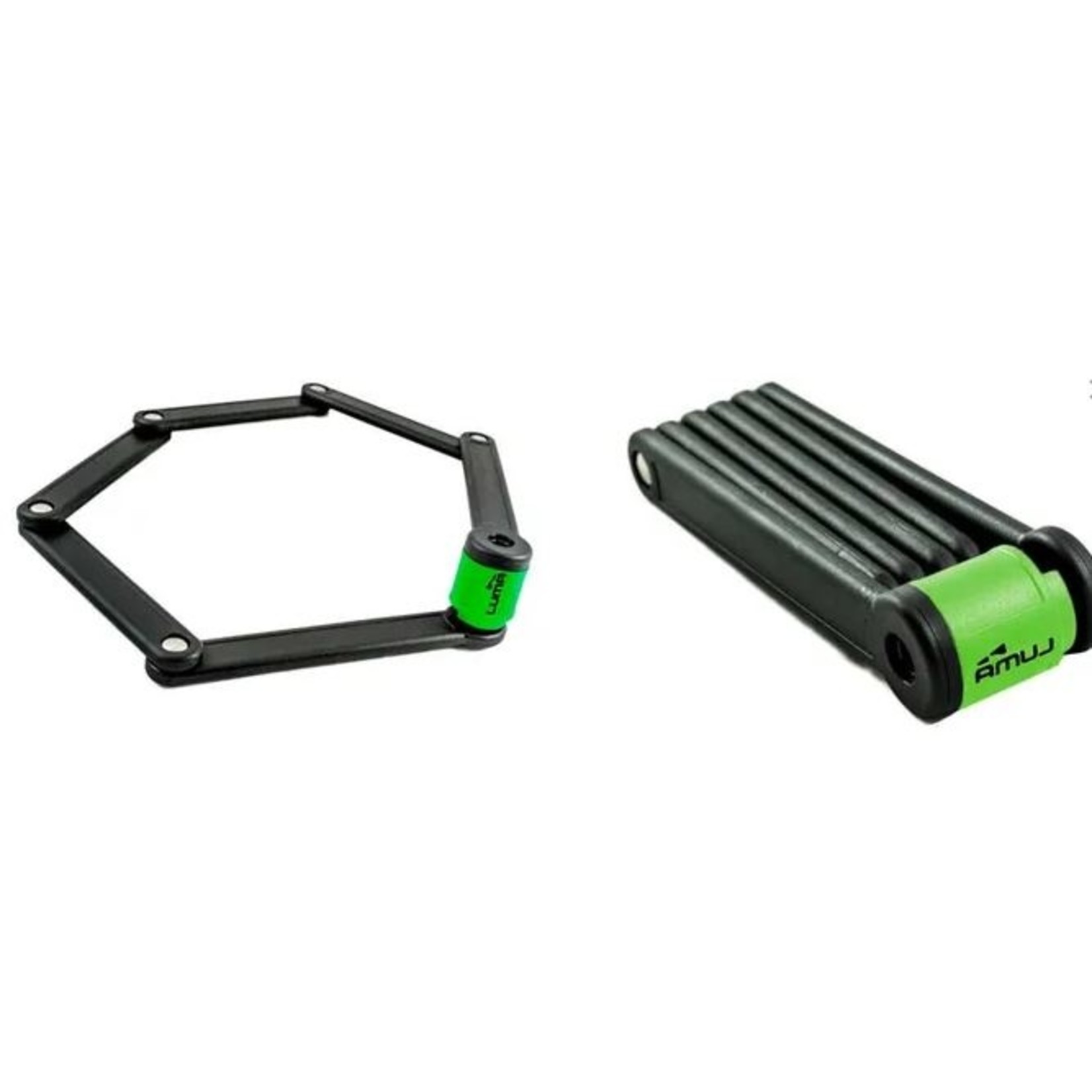 Luma Luma Bike/Cycling Lock - High Security Key Folding Lock 80cm With Green