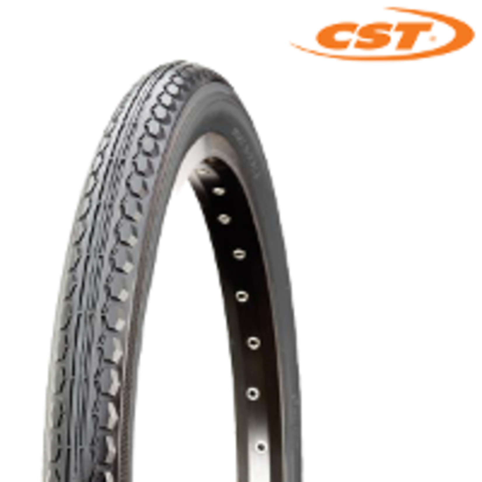 CST CST Bike Tyre - 12 1/2 X 2 1/4 - Wirebead Black Smooth - C213 - Pair