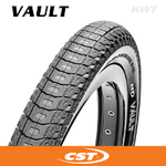 CST CST Bike Tyre - Vault BMX - 20 X 2.2 - Wirebead 100 PSI - C1854 - Black - Pair