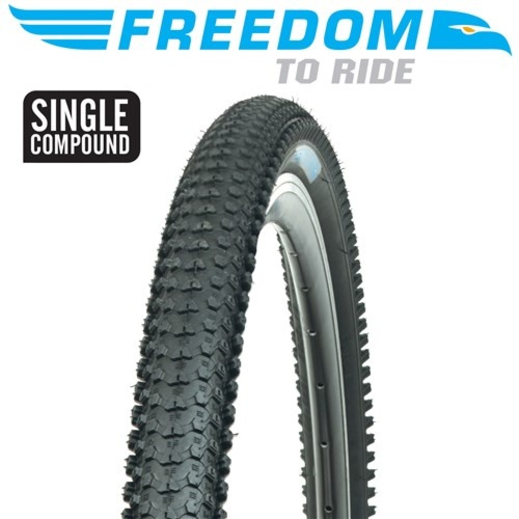 Freedom 2 X Freedom Bike Tyre - Off Road - 29" X 2.10" - Single Compound (Pair)