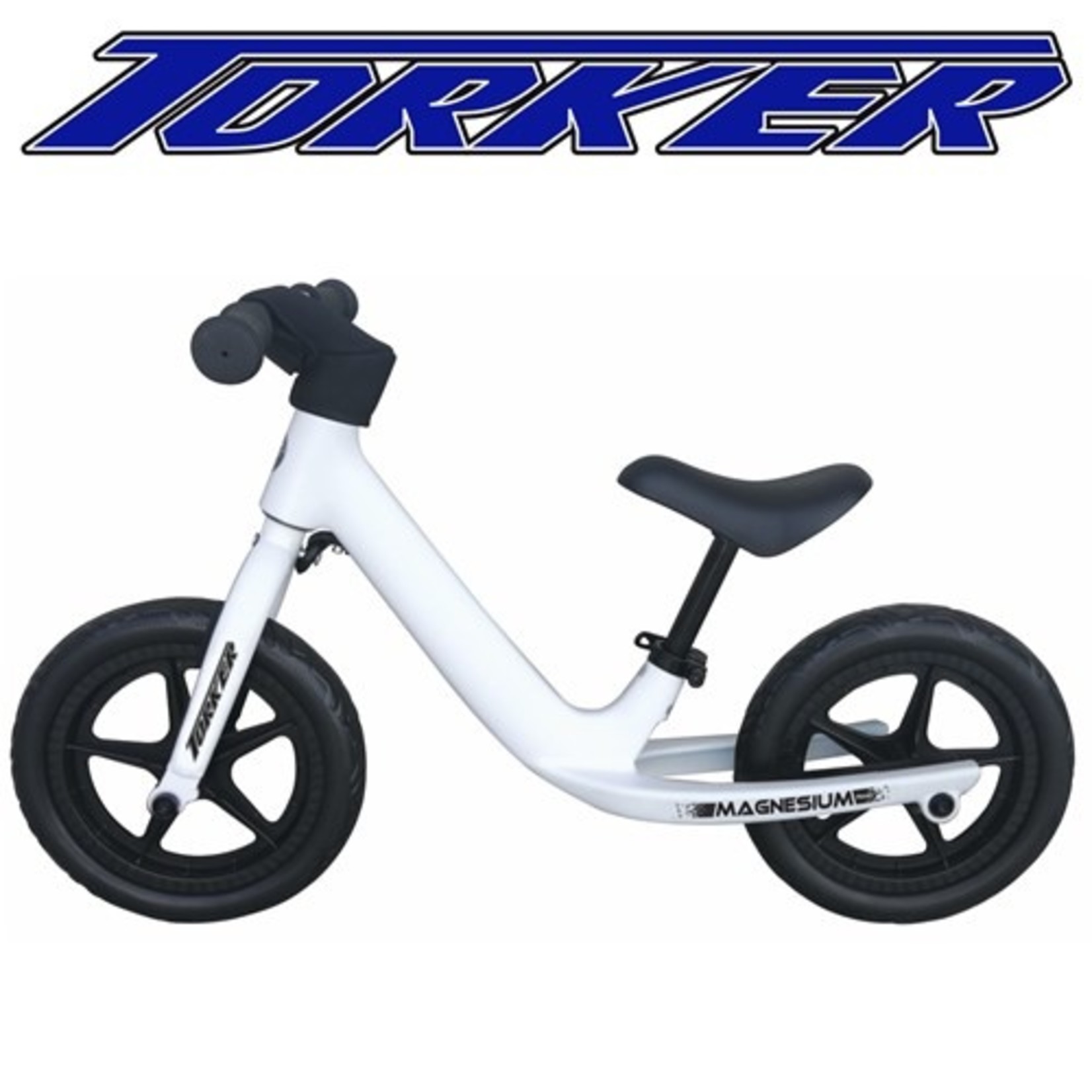 Torker Torker Balance Bike Magnesium - Name Your Own Alloy Handlebar - 22.2mm - White
