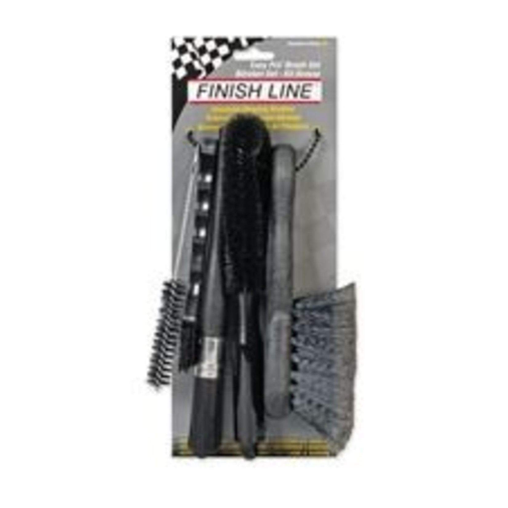 Finish Line Finish Line 5-Piece Brush Set Suit For Cleaning Bicycles,Motorcycles,Automobiles