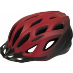 Azur Azur Bike Helmet - L61 Series - Satin Red/Black Fade Lightweight in-Mould shell