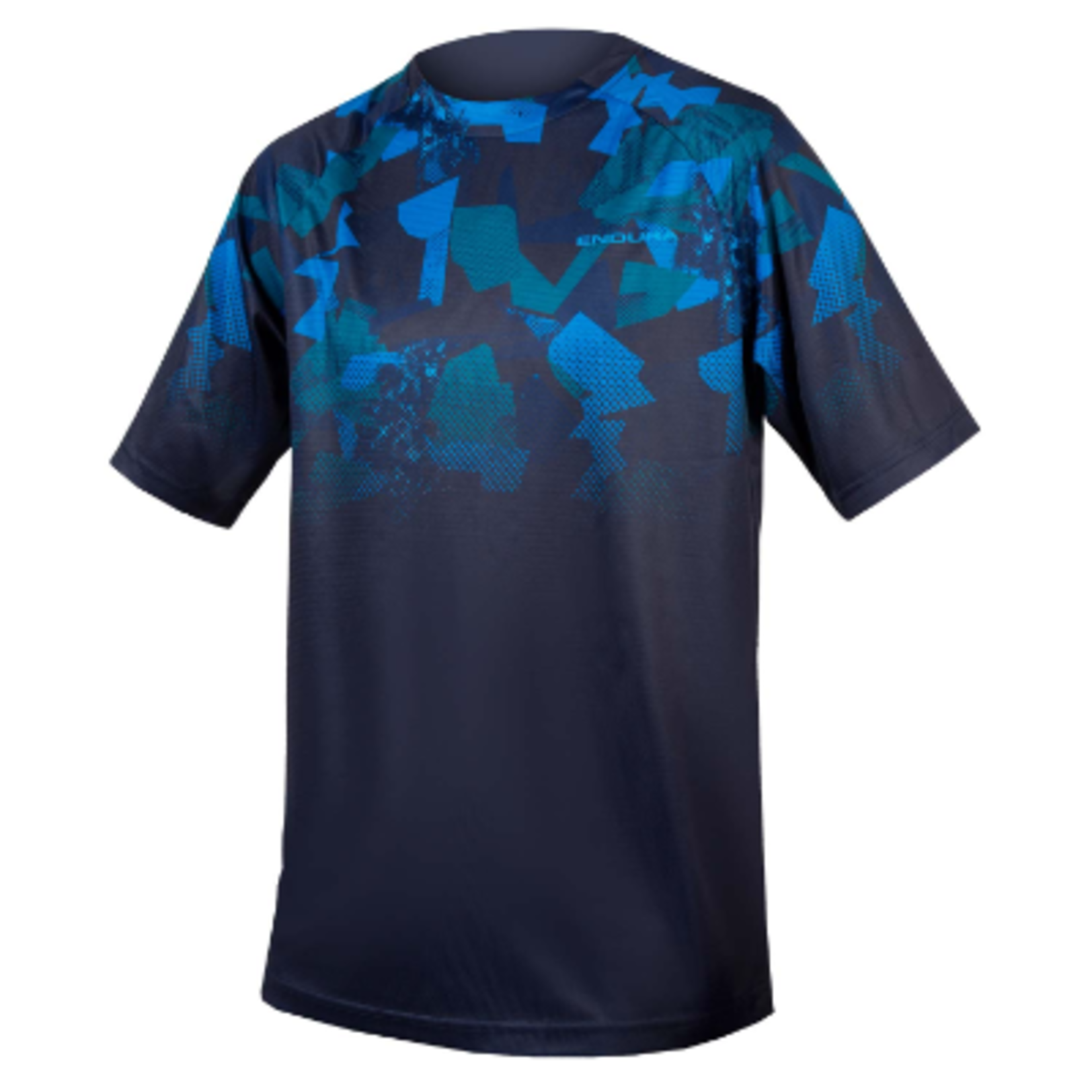 Endura Endura Strack Print T-Shirt LTD - Navy Blue - 100% Organic Cotton