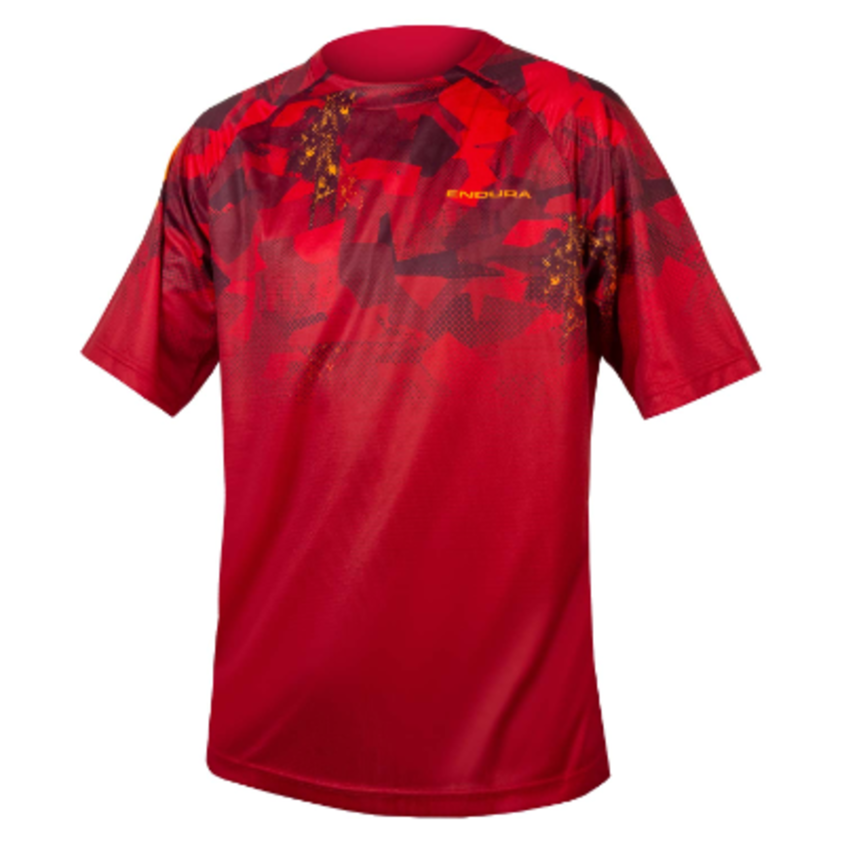 Endura Endura Strack Print T-Shirt LTD - Rusty Red - 100% Organic Cotton
