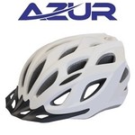Azur Azur Bike Helmet - L61 Series - Satin White Lightweight in-Mould shell