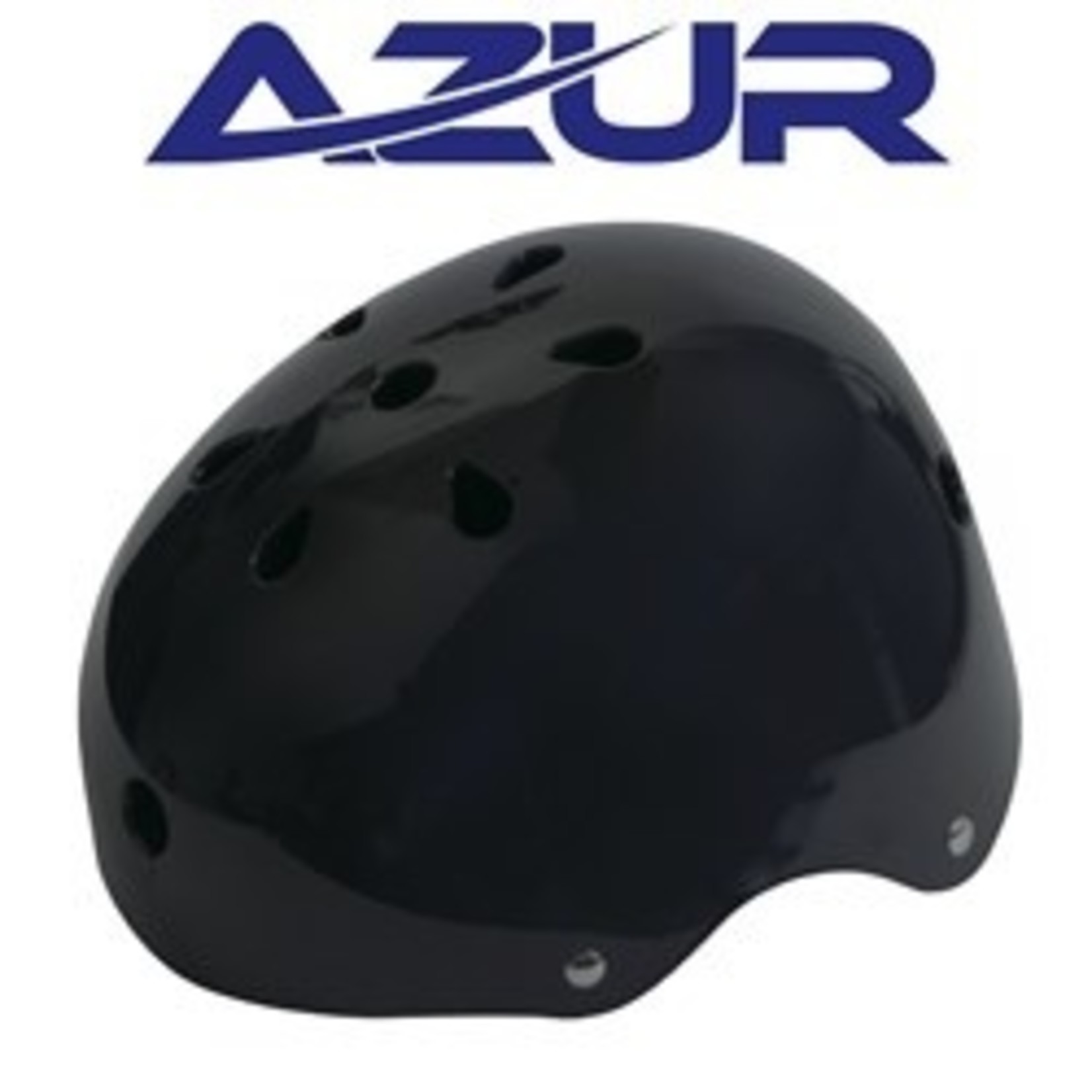 Azur Azur Bike Helmet U80 Dial Comfort Fit System - Gloss Black