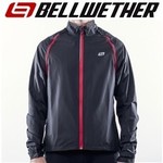 Bellwether Bellwether Men's Cycling Jacket - Velocity Convertible Jacket/Vest - Black