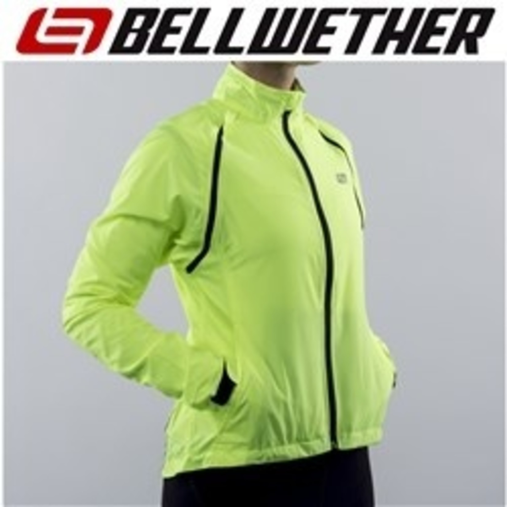 Bellwether Bellwether Cycling Jacket - Velocity Women's Convertible Jacket/Vest - Hi-Vis