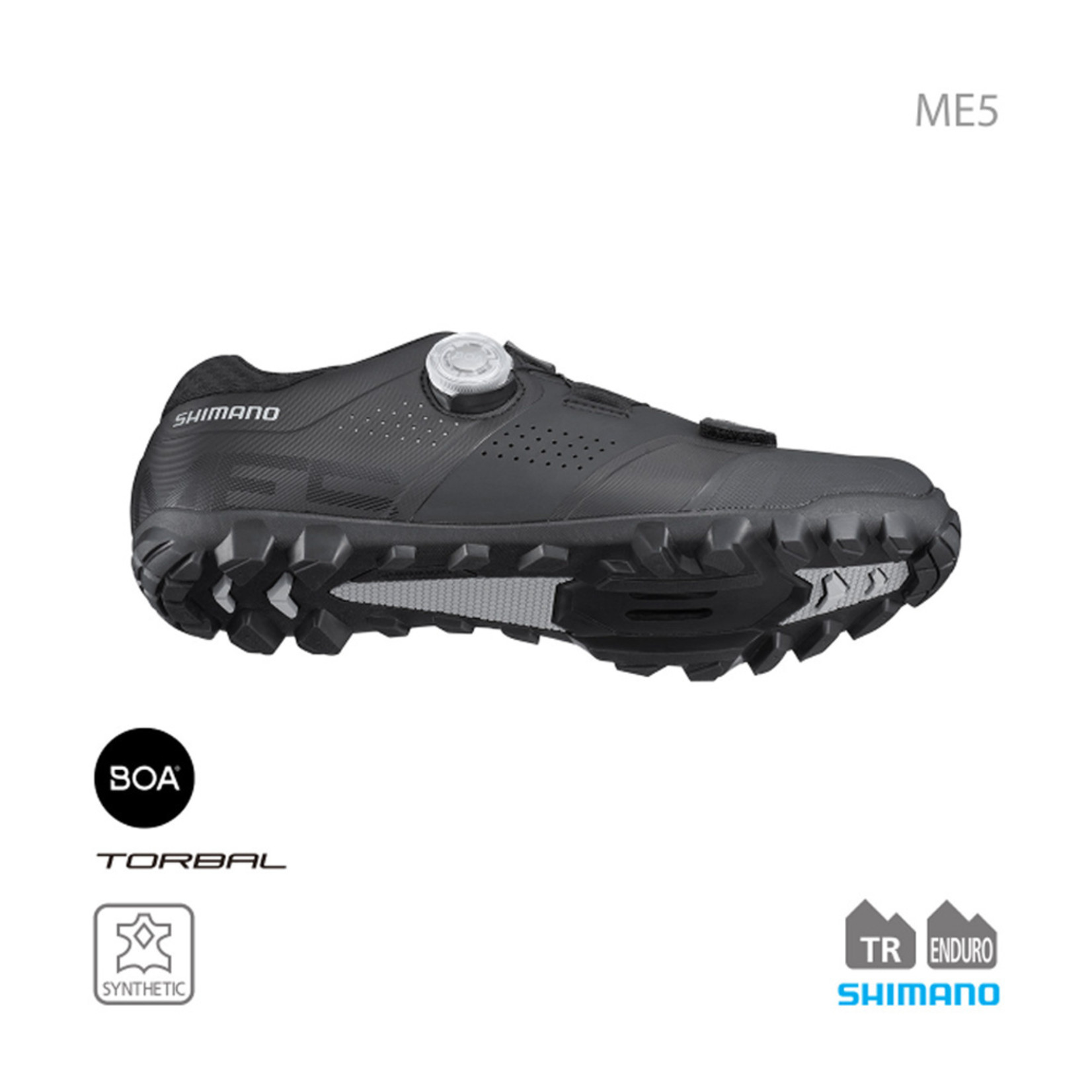 Shimano Shimano SH-ME502 SPD Cycling Shoes - Black Material Synthetic