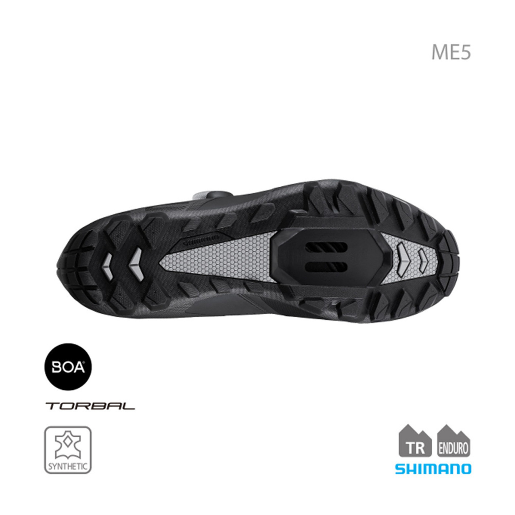 Shimano Shimano SH-ME502 SPD Cycling Shoes - Black Material Synthetic