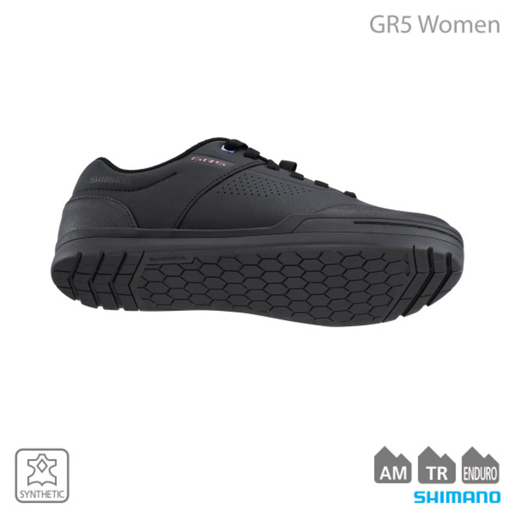Shimano Shimano SH-GR501 Women's Bike Comfort Flat Pedal Shoes - Black