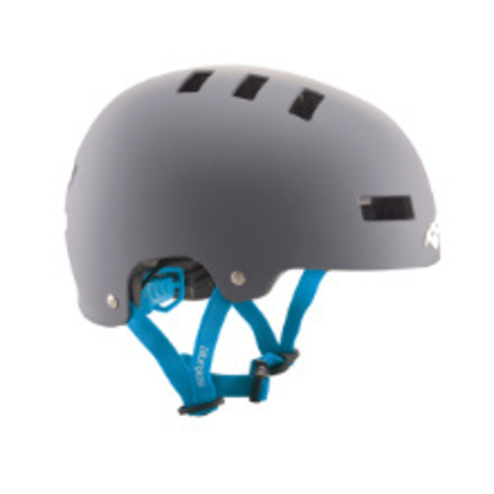 Bluegrass Bluegrass Superbold BMX Helmet - Grey/Cyan ABS Polymer Outer Shel
