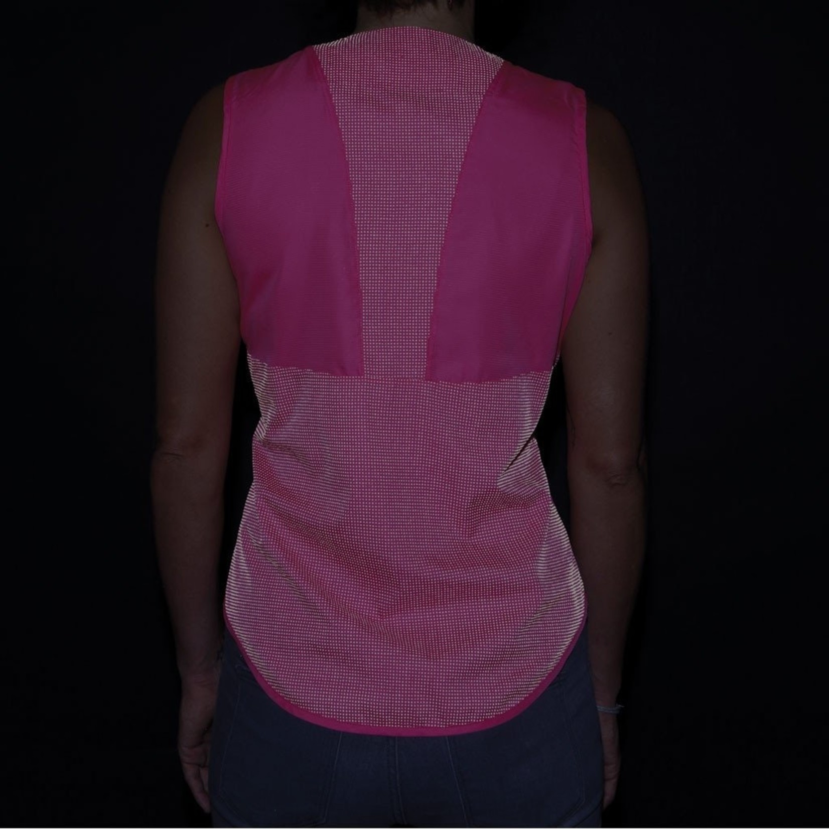 Monkey See MonkeySee Women High Visibility Vest - Pink  Fabric-Polyester