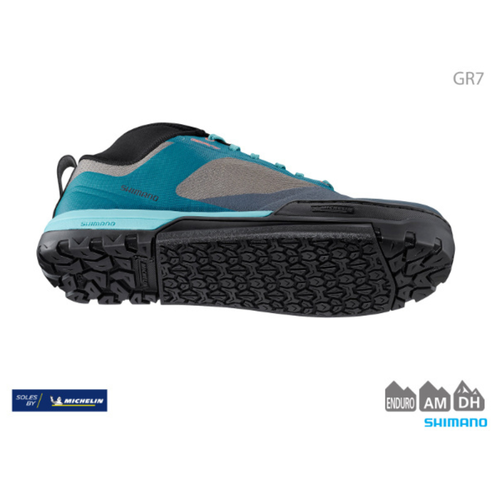 Shimano Shimano SH-GR701 Women's Flat Pedal Shoes - Grey High-grip Michelin™