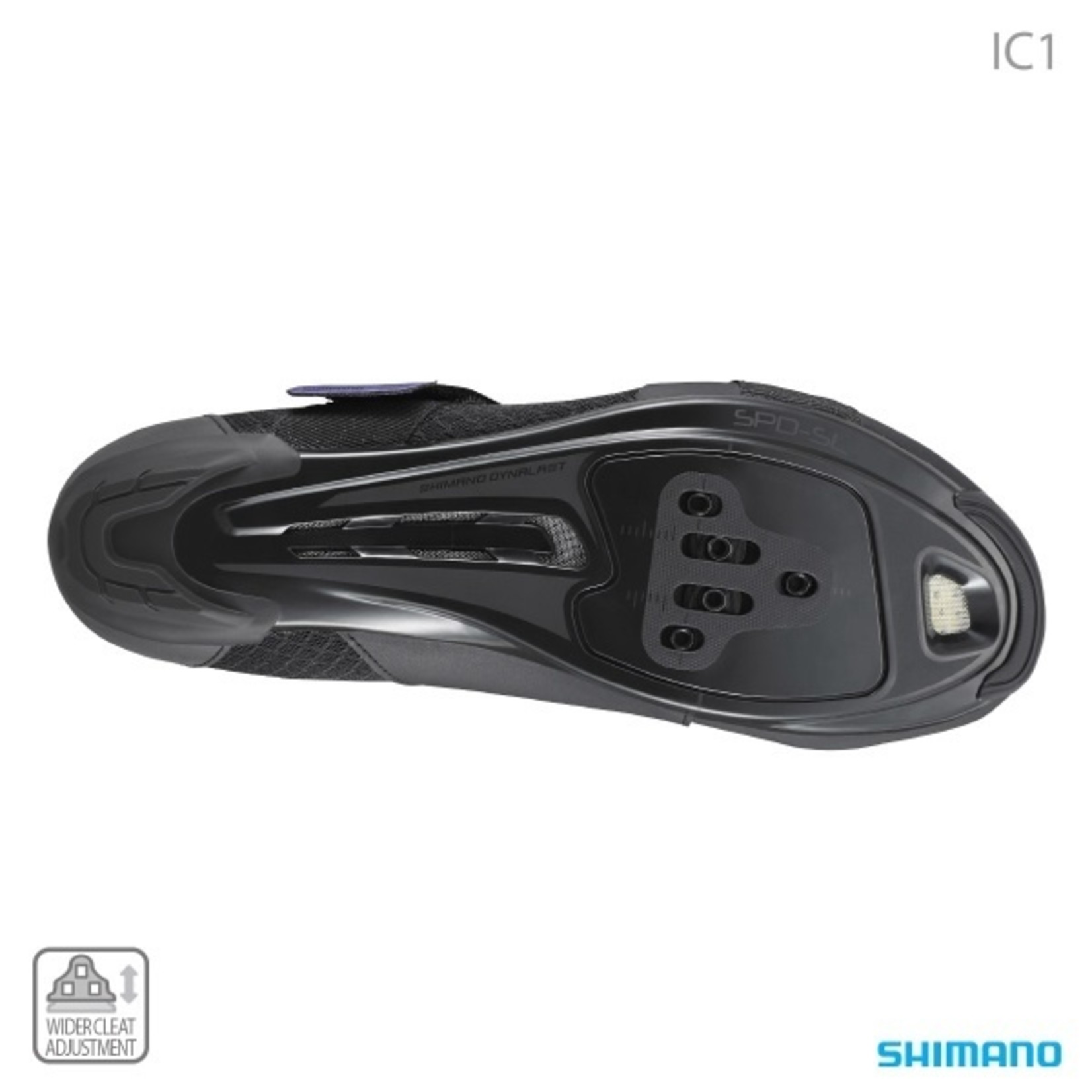 Shimano Shimano SH-IC100 Indoor Breathable, Comfortable Cycling Speed Shoes - Black