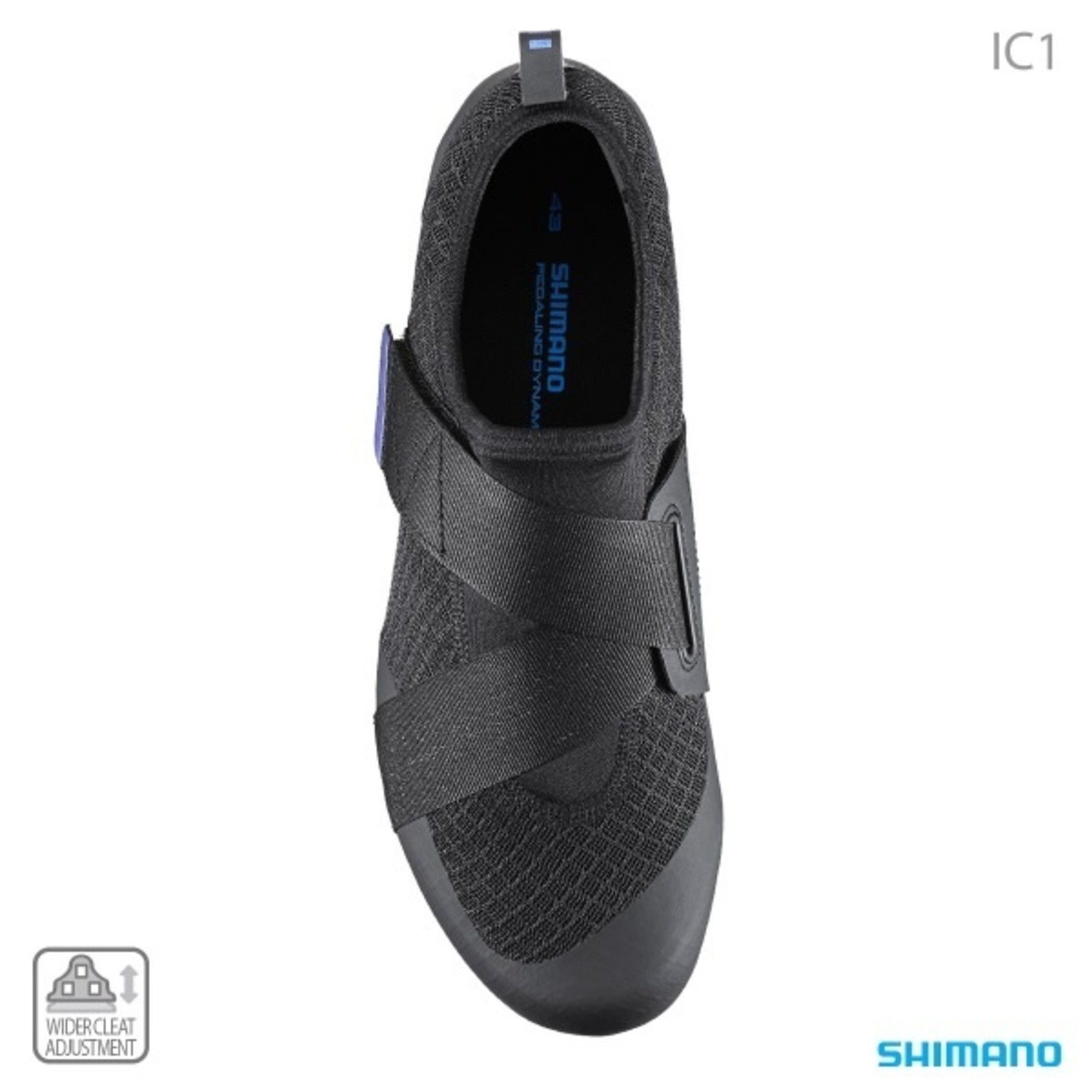 Shimano SHIC100 Indoor Cycling Speed Shoes Black St Kilda Cycles