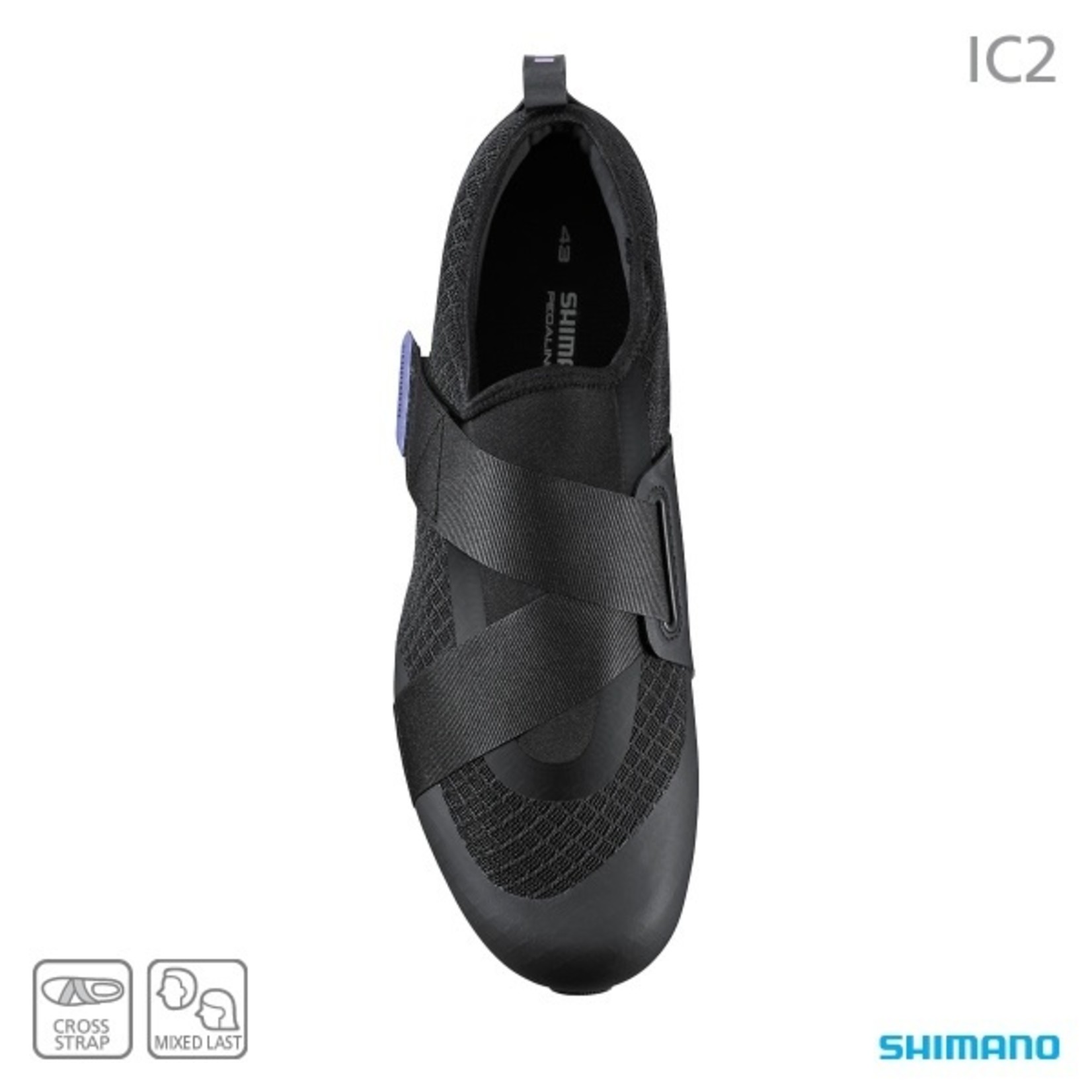 Shimano Shimano SH-IC200 Women's Indoor Comfortable Cycling Speed Shoes - Black