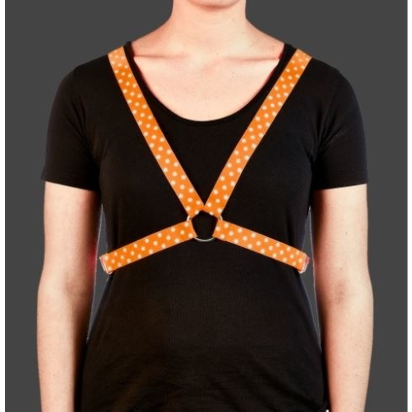 Monkey See MonkeySee Harness - Light Weight And Comfortable - Dot Tangerine