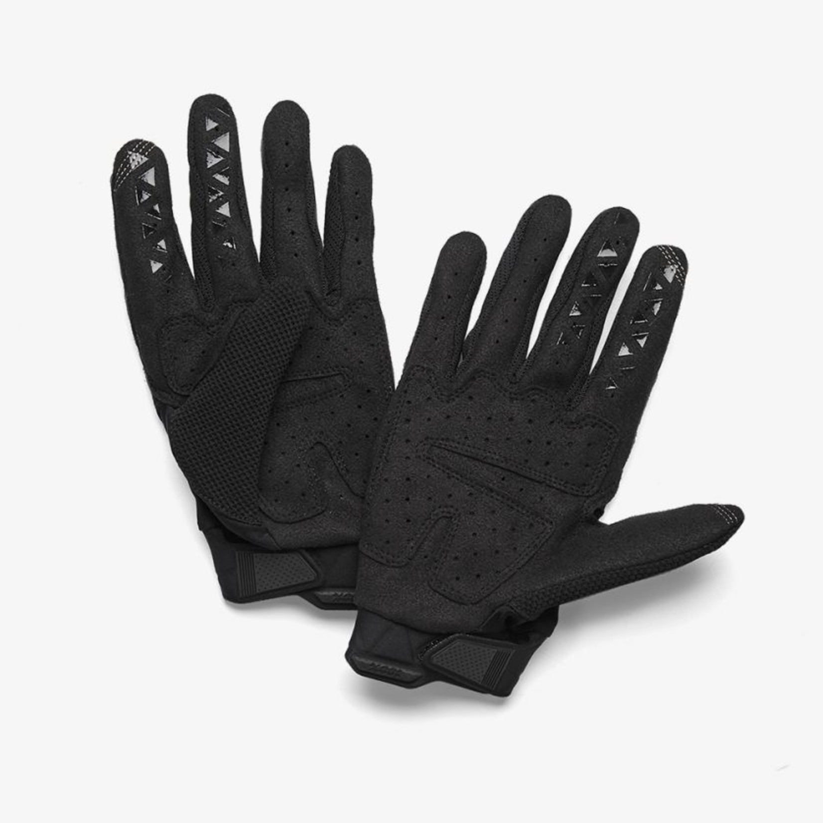 100% AIRMATIC Bike/Cycling Adjustable TPR Glove - Black/Charcoal Youth