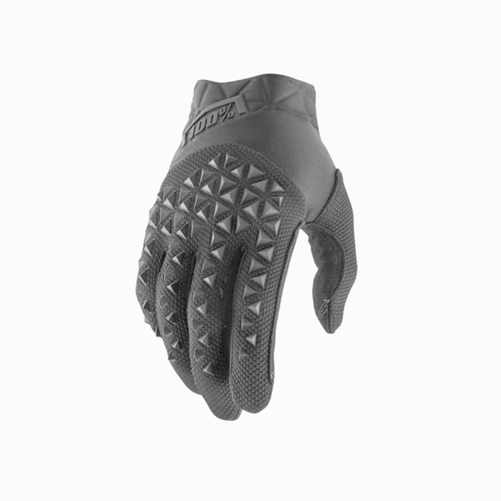 100% AIRMATIC Bike/Cycling Adjustable TPR Glove - Black/Charcoal Youth