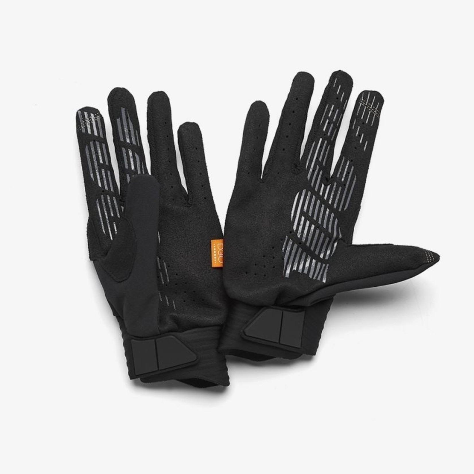 100% COGNITO D30 Cycling Glove - Black/Charcoal