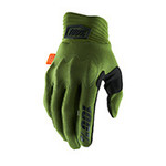 100% COGNITO D30 Cycling Glove - Army Green- Material:  Mesh