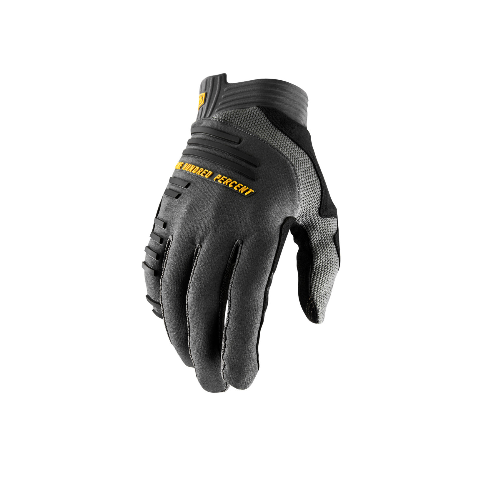 100% R-Core Adjustable TPR Cycling Glove - Charcoal