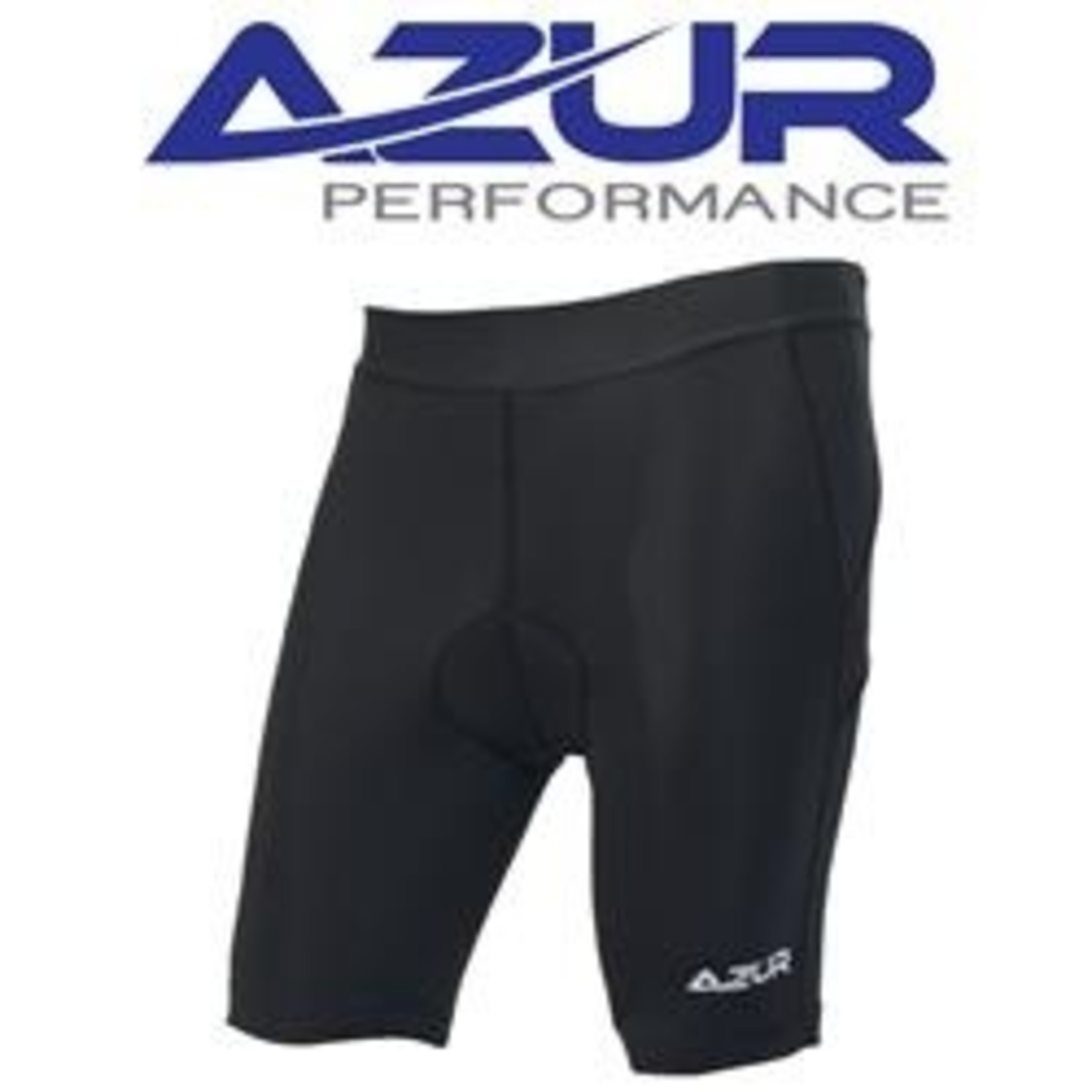 Azur Azur Sport Knicks -Ladies Shorts Black Regular Blended Fabric