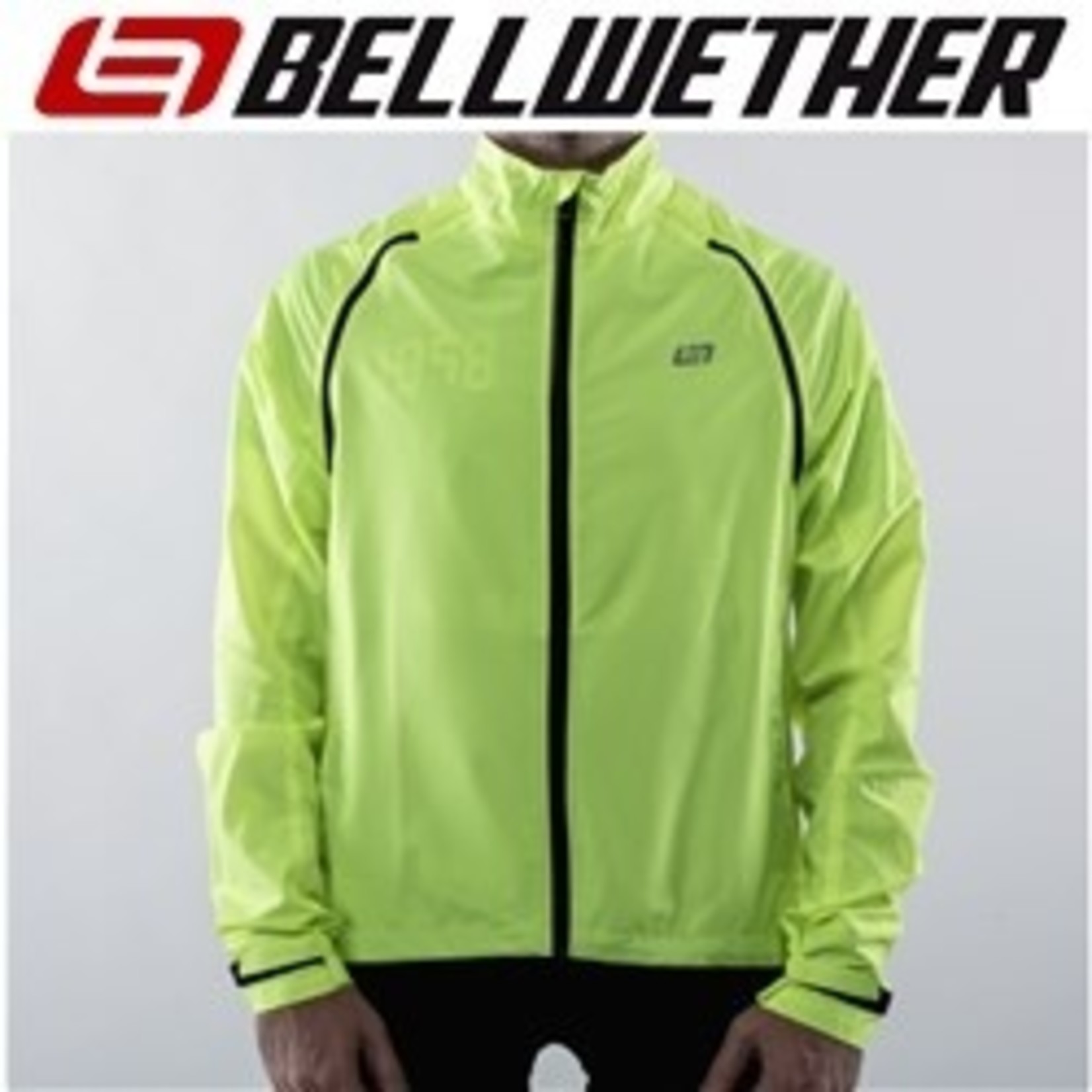 Bellwether Bellwether Men's Cycling Jacket - Velocity Convertible Jacket/Vest - Hi-Vis