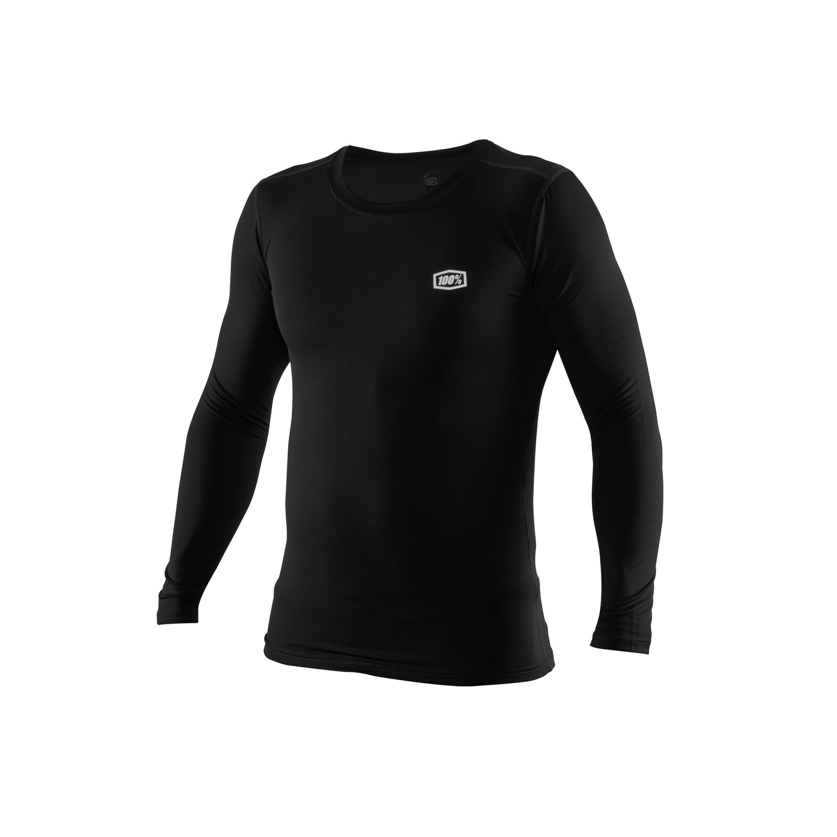 100% Basecamp Mens Bike Gear Long Sleeve  - Black Material Jersey