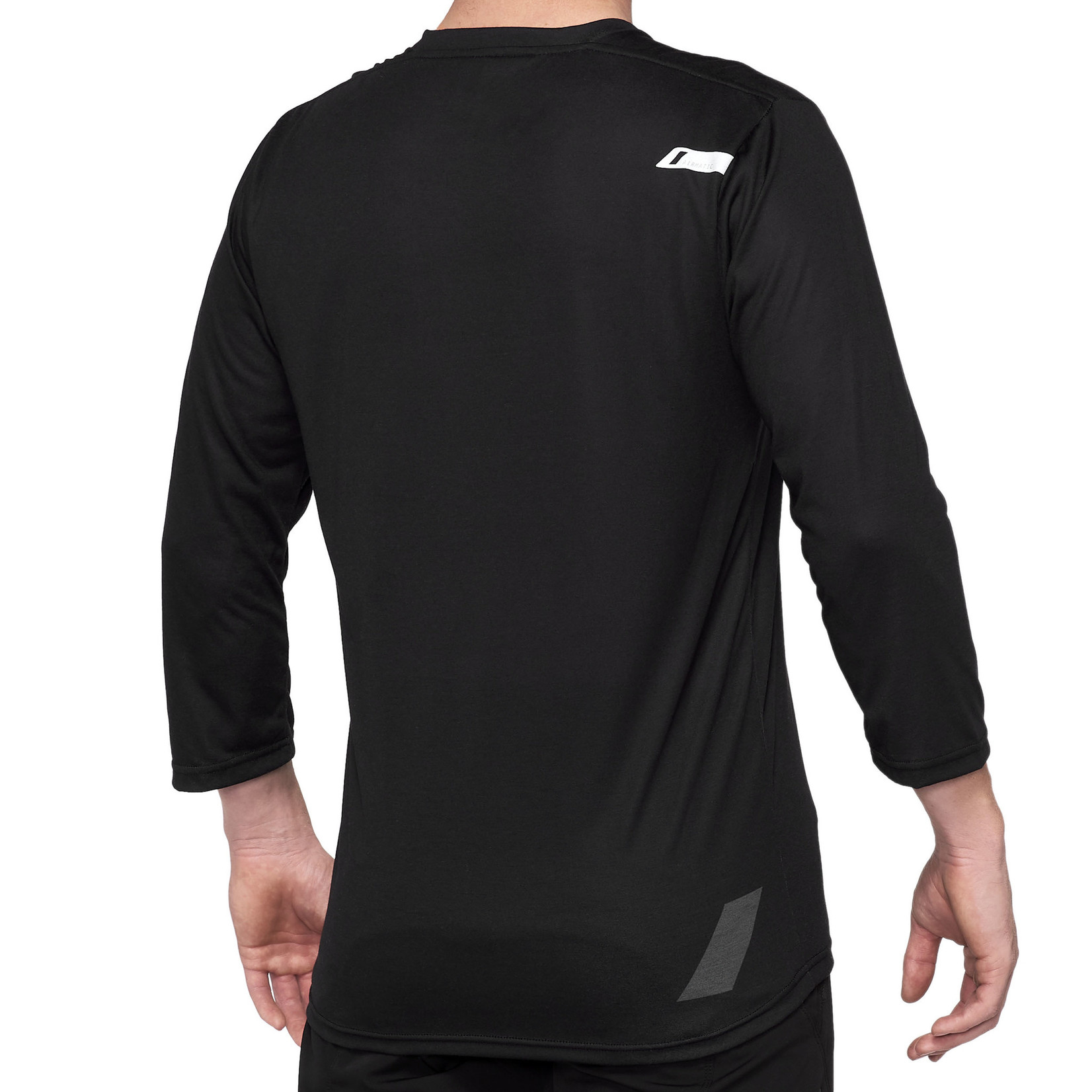 100% Airmatic Bike Gear Men's 3/4 Sleeve - Black- Fabric Jersey