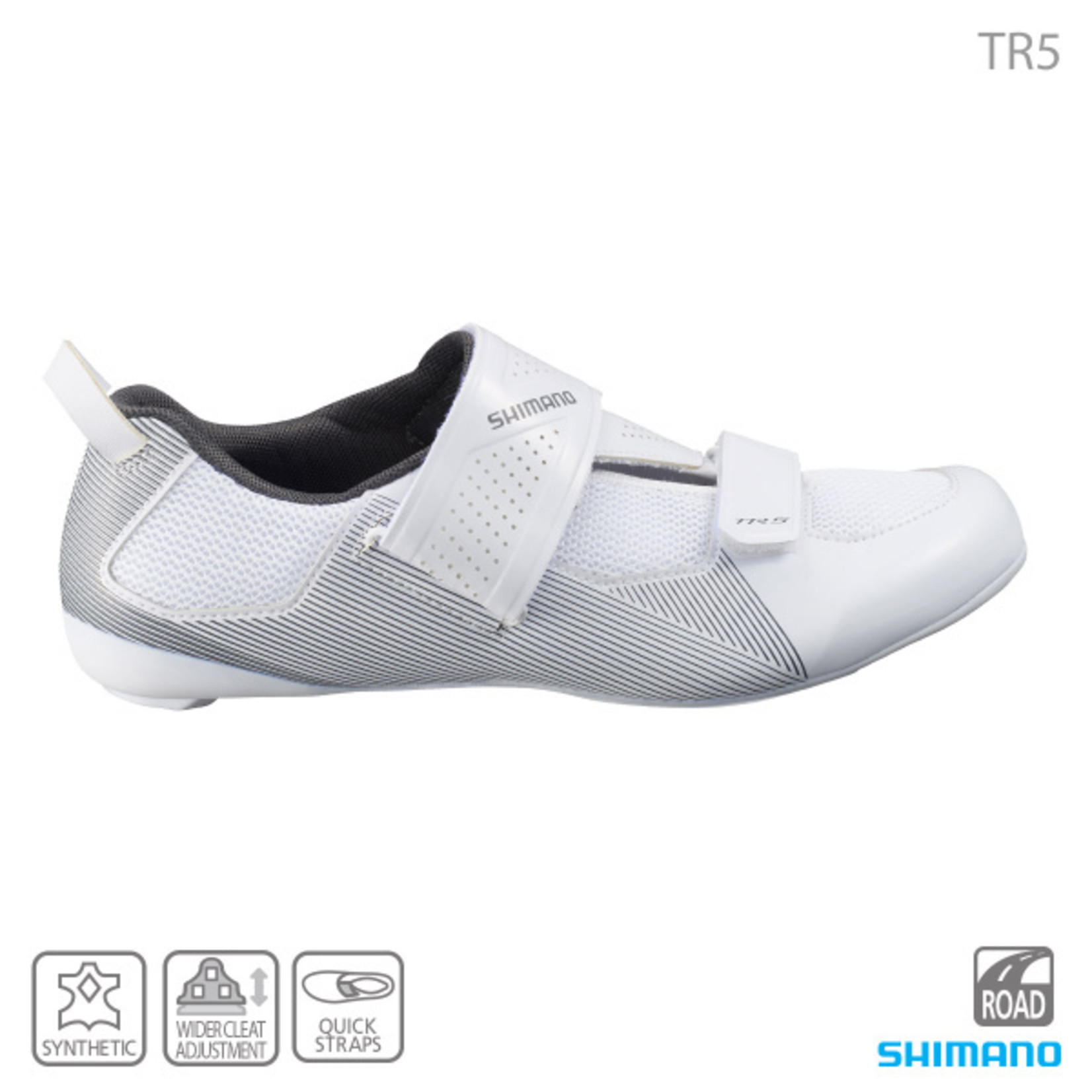 Shimano Shimano Sh-TR501 Triathlon Shoes - White Advanced Fit And Performance Technology