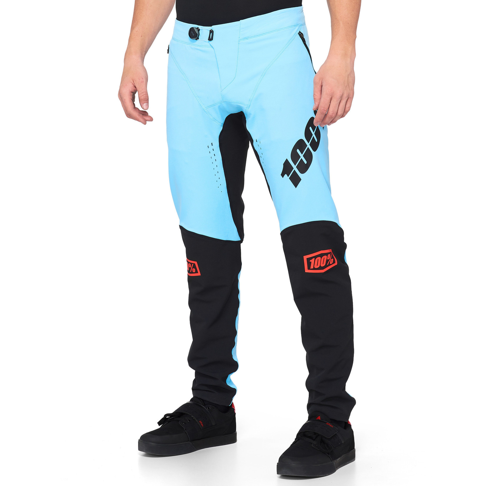 100% R-Core X Bike Gear Men's Downhill Pants Light - Blue/Black