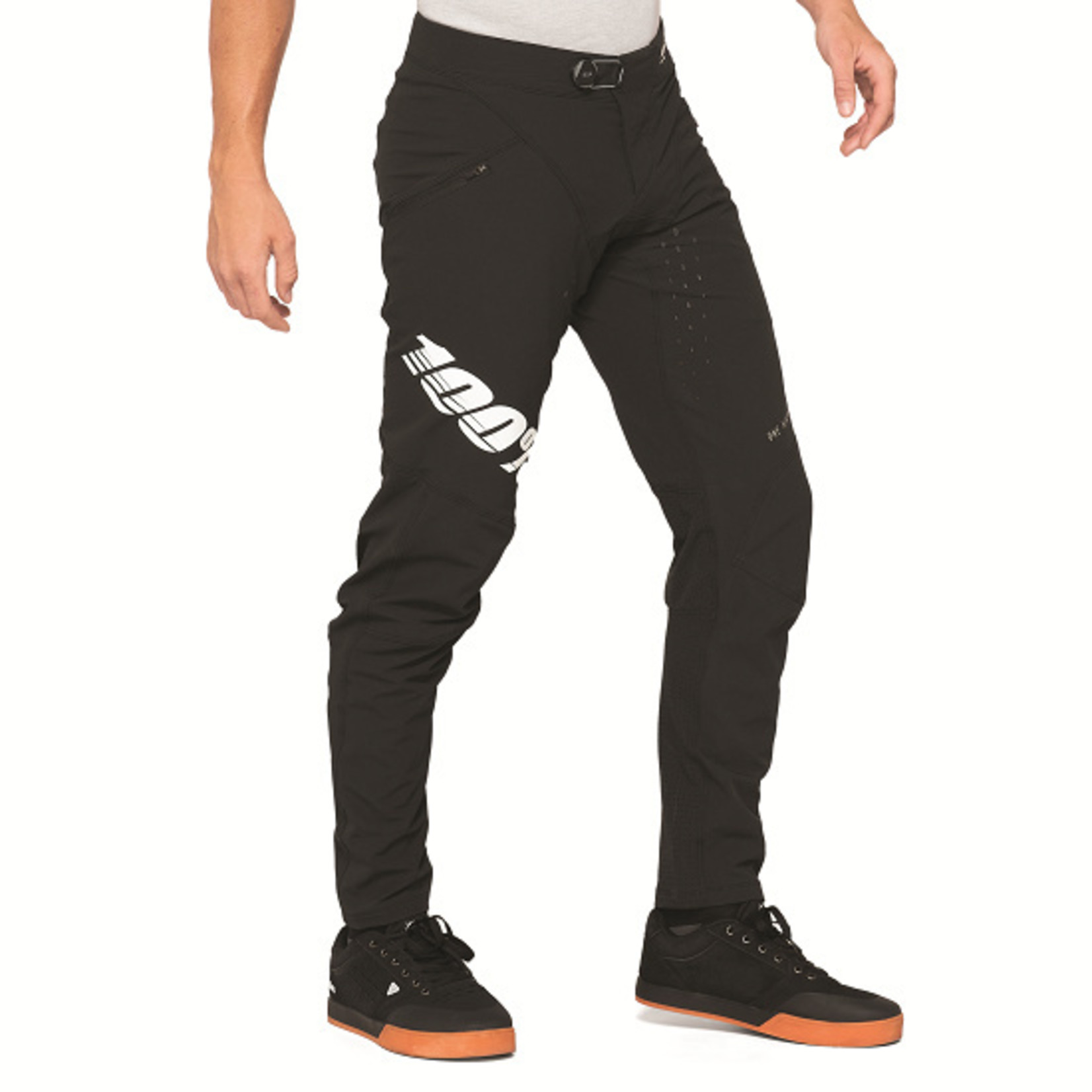 100% R-Core X Bike Gear Men's Downhill Pants - Black/White