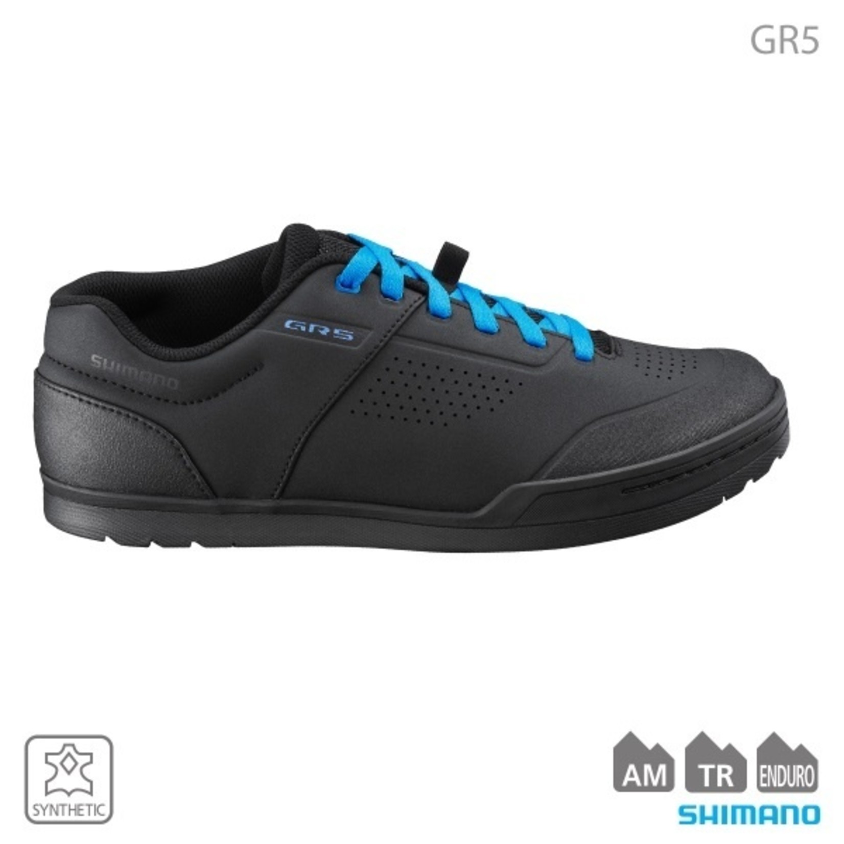 Shimano Shimano SH-GR501 Bike Comfort Flat Pedal Shoes Synthetic - Black Blue