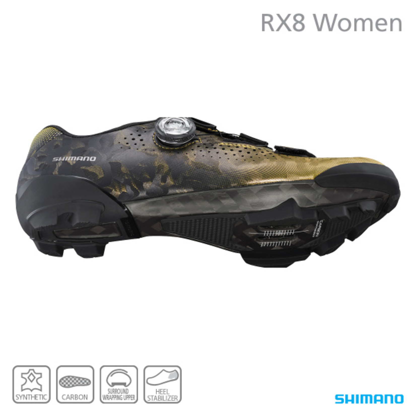 Shimano Shimano SH-RX800 TPU Women's SPD Gravel Bike/Cycling Racing Shoes