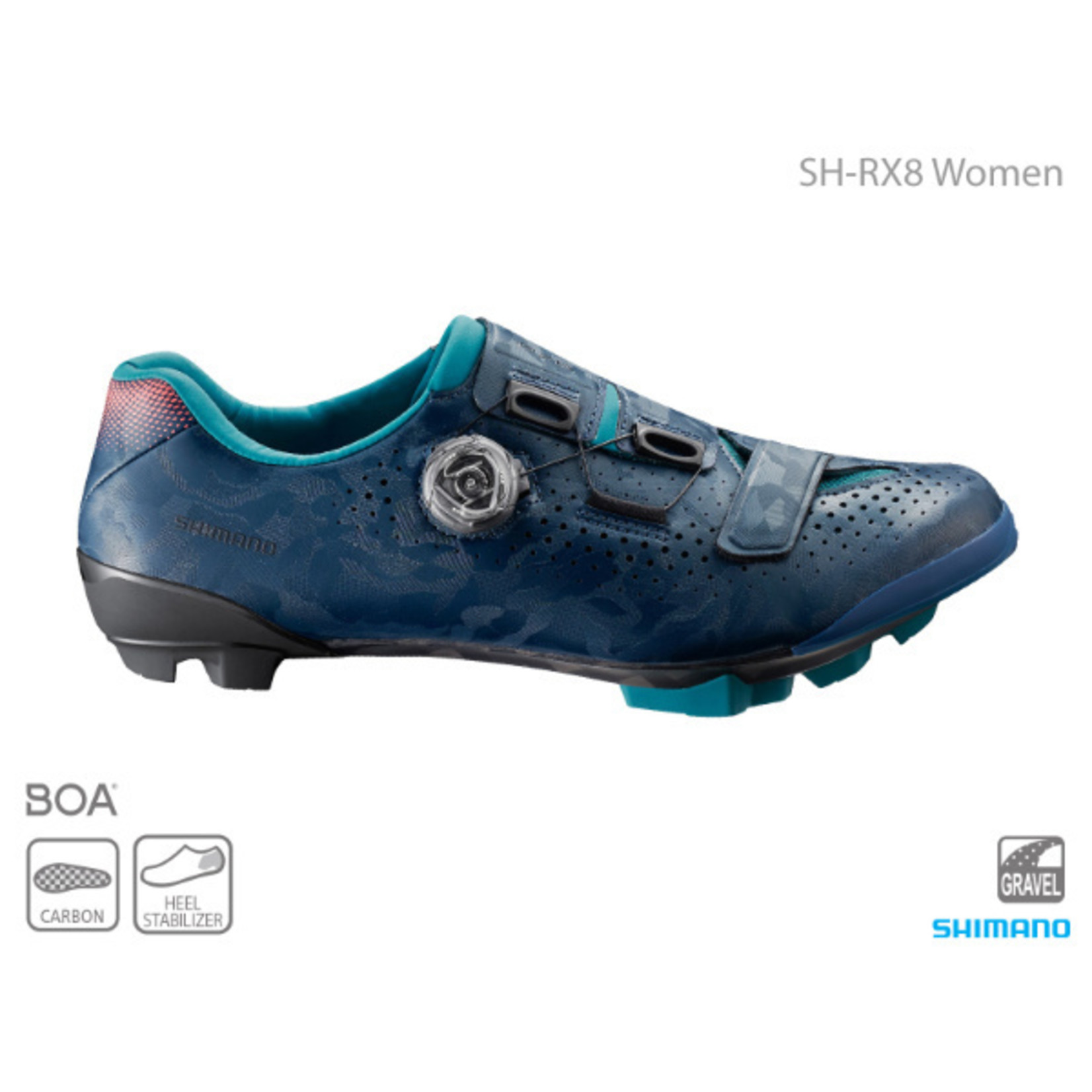 Shimano Shimano SH-RX800 TPU Women's SPD Gravel Bike/Cycling Racing Shoes