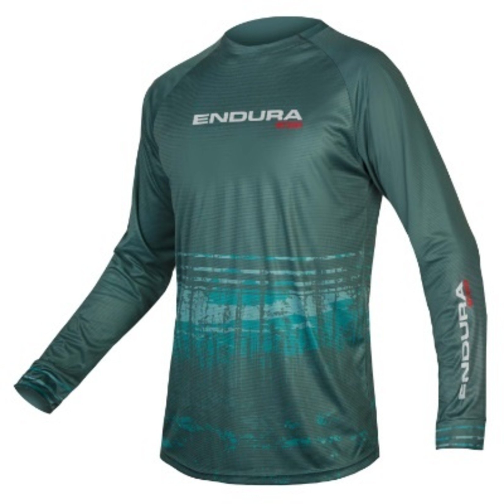 Endura Endura MT500 Long Sleeve Print T-Shirt II LTD - Petrol
