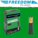 Freedom Freedom Bike Tube - 16"X1.90-2.125" - Schrader Valve Compatible Bike Pump - 40mm